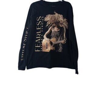 Taylor Swift Womens Fearless Taylor's Version Graphic Long Sleeve T-Shirt XL